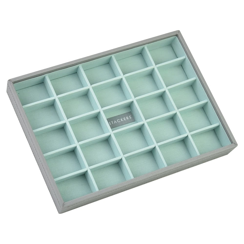 Dove Grey & Mint Set Of 3 Classic Stackers