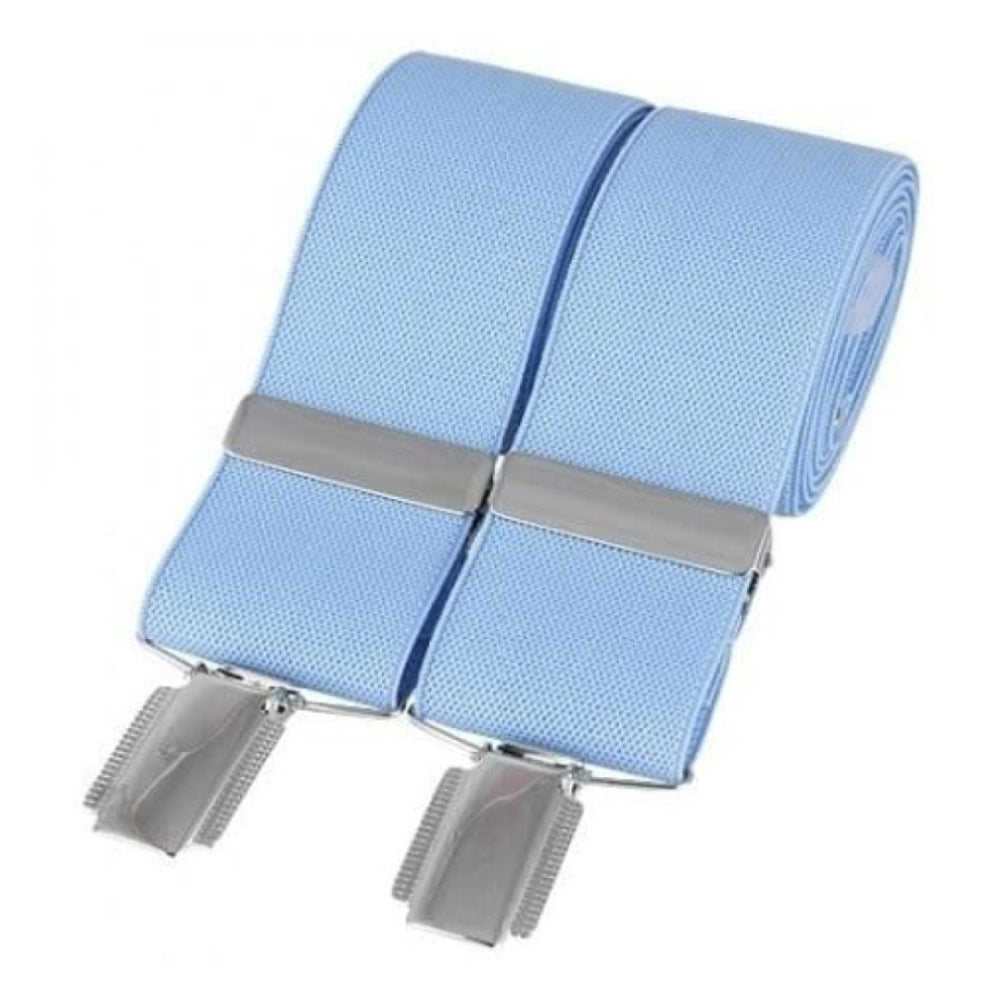 Light Blue Elasticated Braces