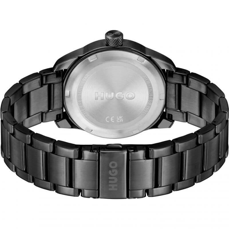 #TREK Black IP Bracelet Gents Watch