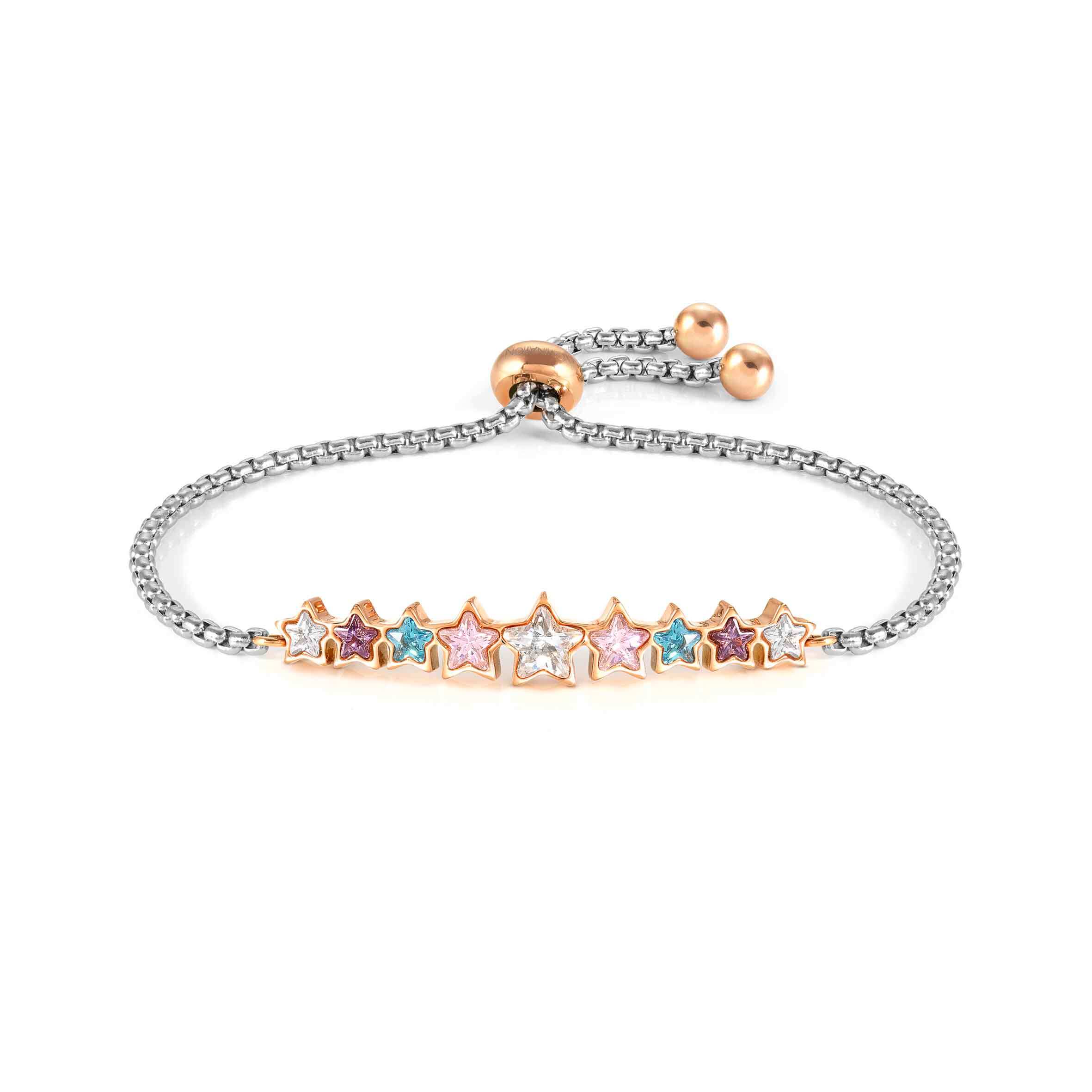 Milleluci Bracelet With Multicolour Star CZ