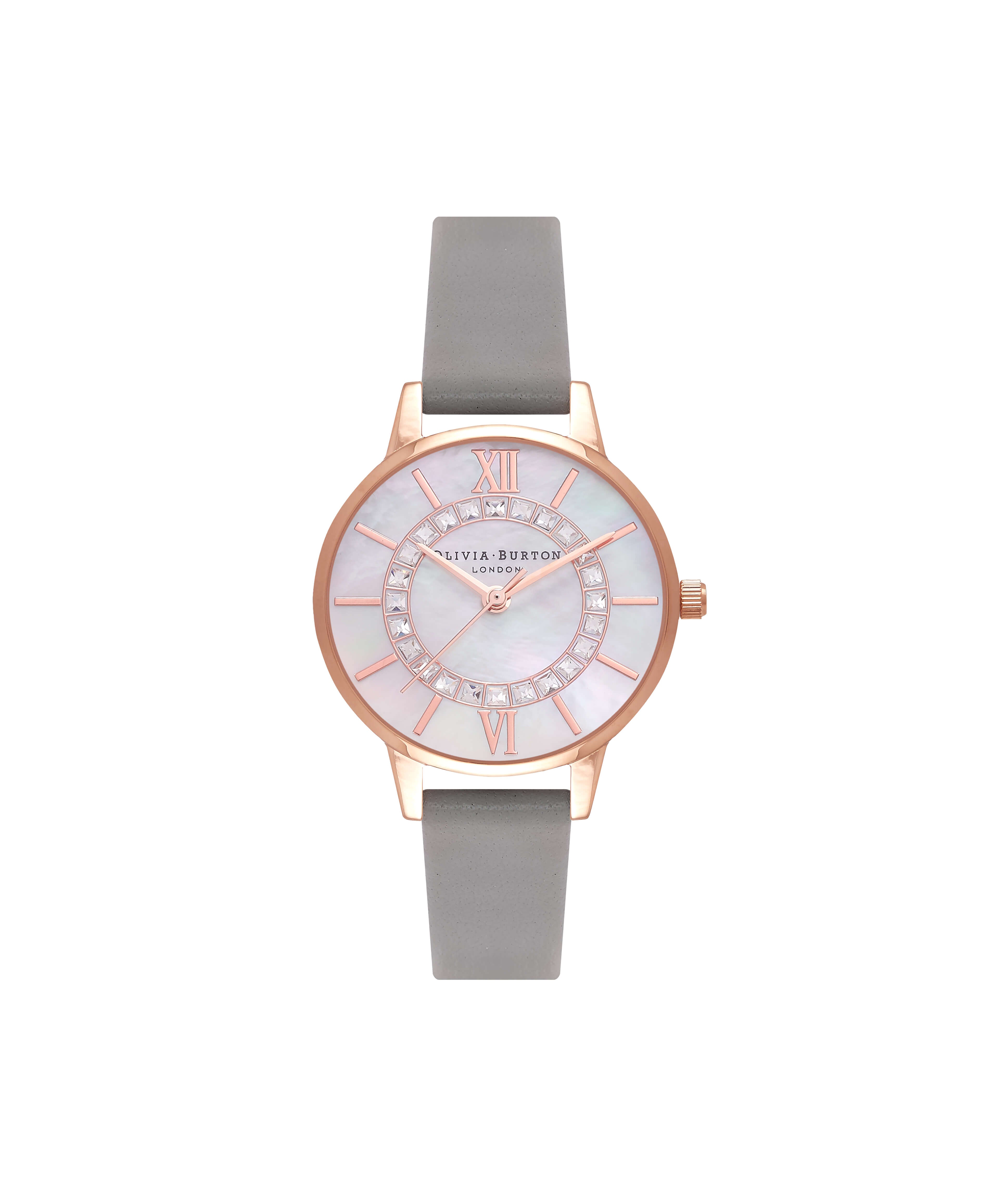 Sparkle Wonderland Midi Grey & Rose Gold Ladies Watch