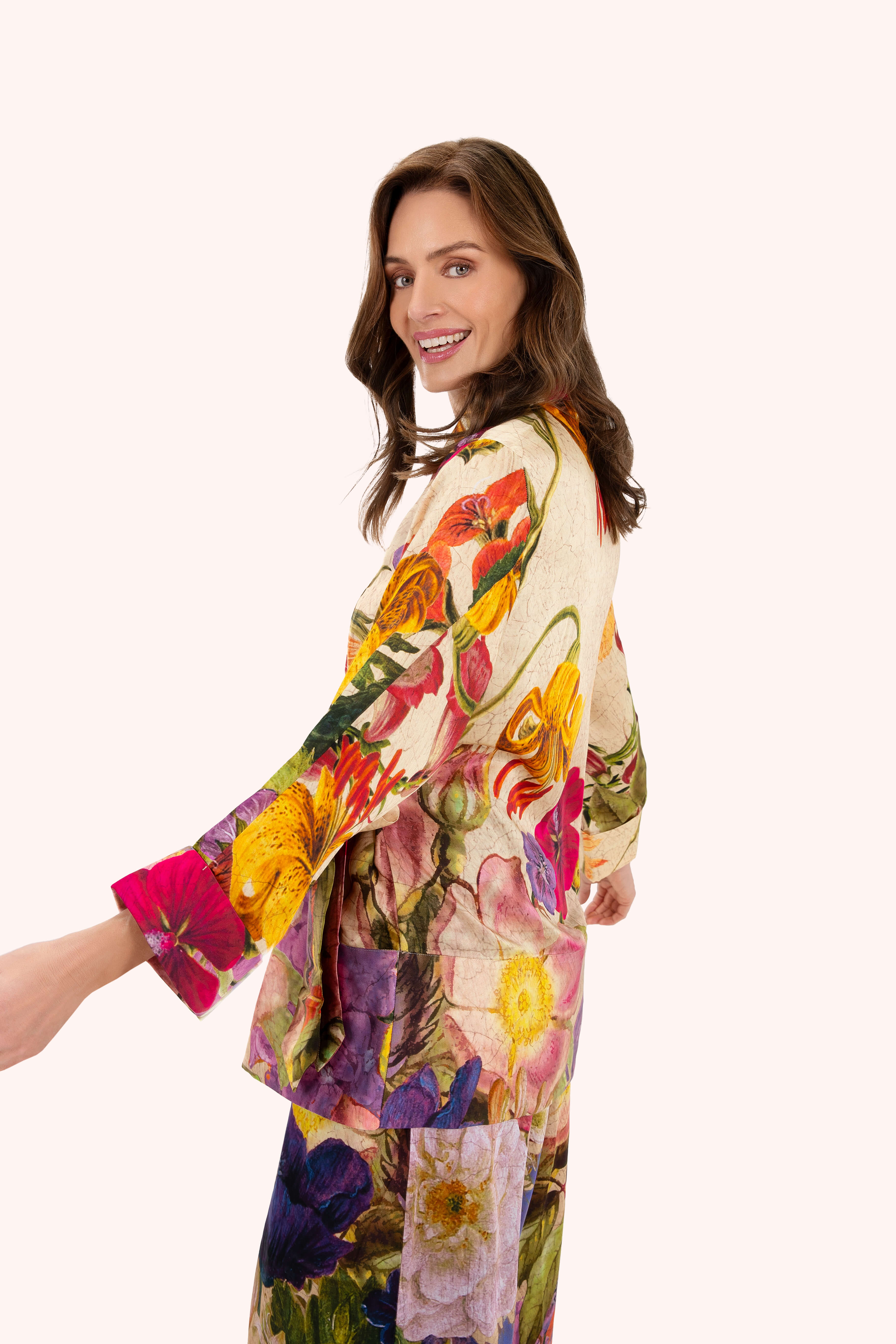 Lux Co-Ords - Cream Posy