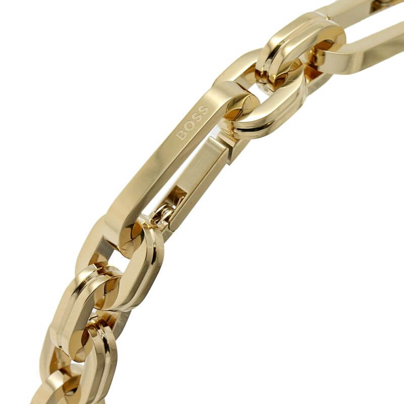 Hailey Gold Dial Gold Plated Bracelet Strap Ladies Watch