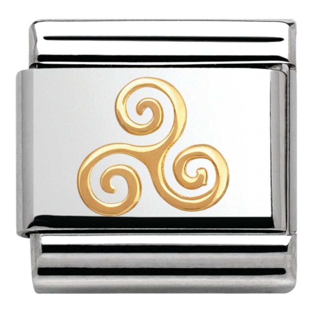 Classic Gold Celtic Pattern Link