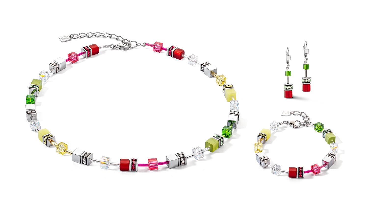 GeoCUBE Iconic Red-Green Bracelet