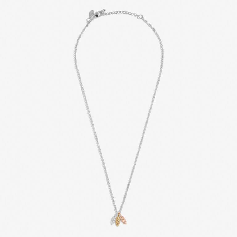 Florence Feathers | Feather Necklace | Silver Rose Gold And Gold | Necklace | 46cm + 5cm Extender