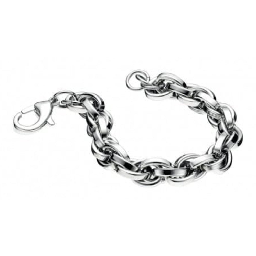 Gents Stainless Steel Twist Link Bracelet