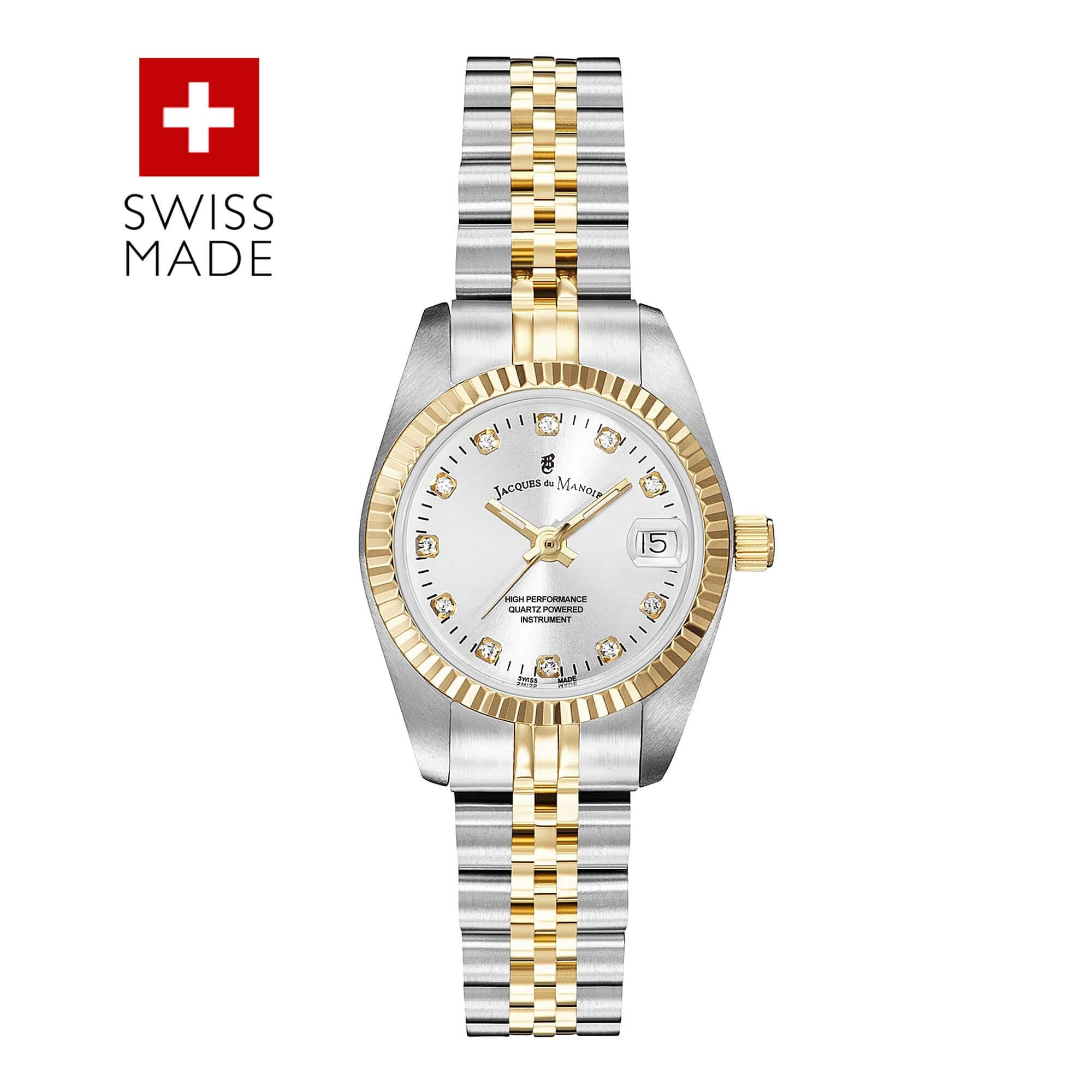 INSPIRATION Silver & Gold Plated Bracelet Ladies Watch