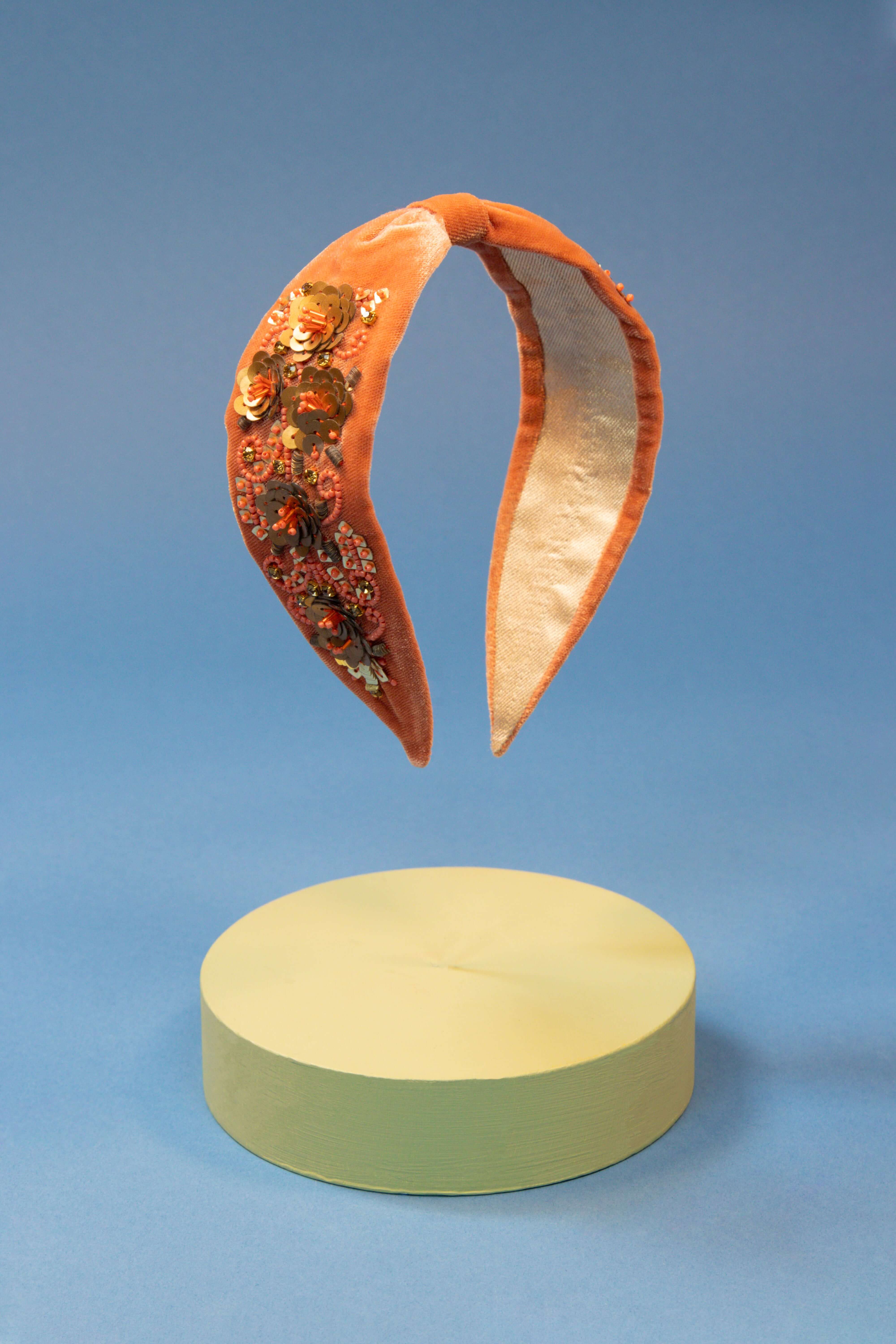 Velvet Embellished Headband