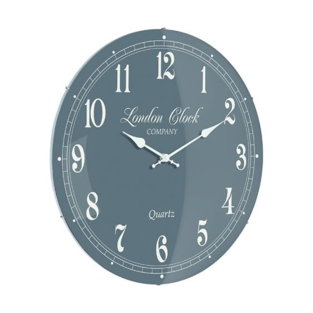 Heritage Emma Grey Wooden Dial Wall Clock