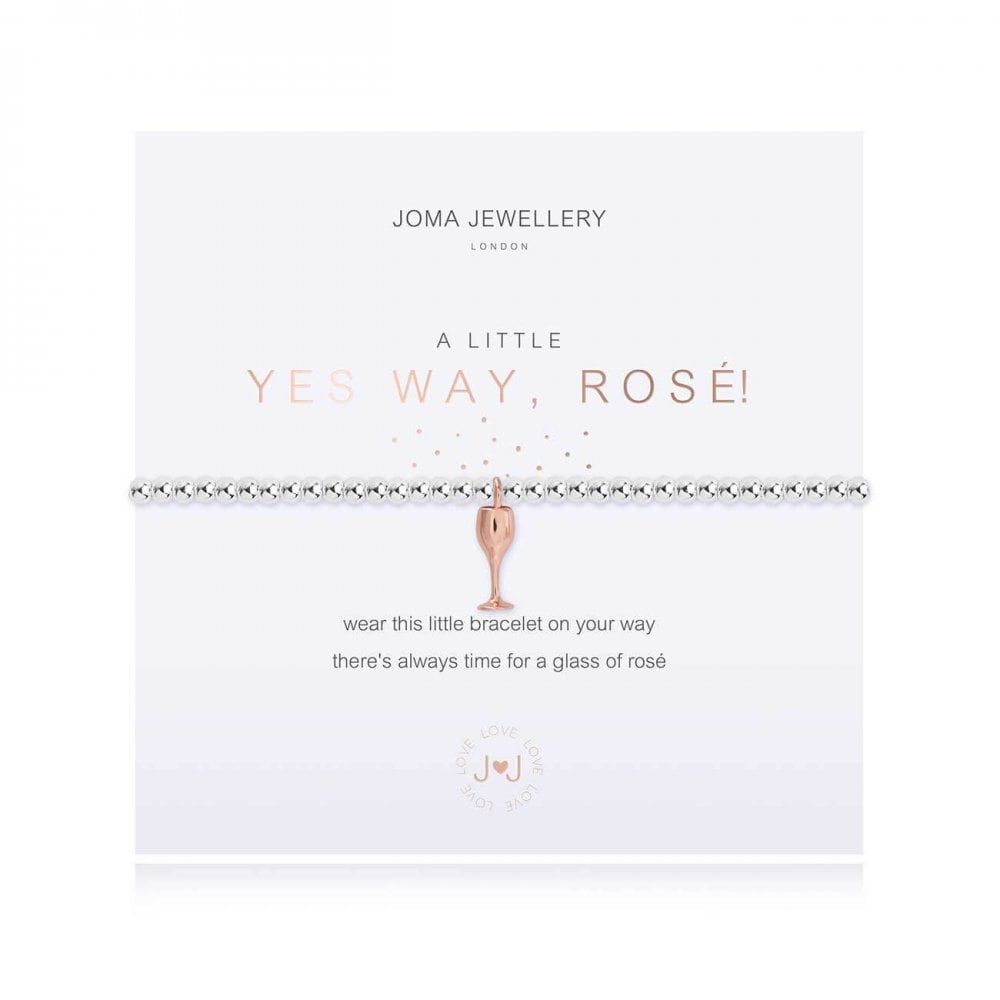 A Little | Yes Way Rose! | Silver | Bracelet | 17.5cm Stretch