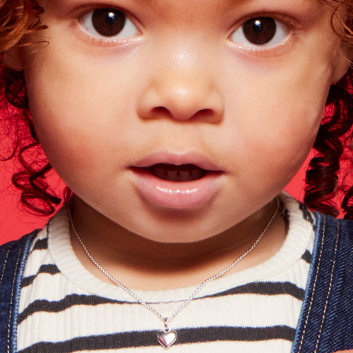 Mia - Plain Small Heart Pendant & Chain Necklace