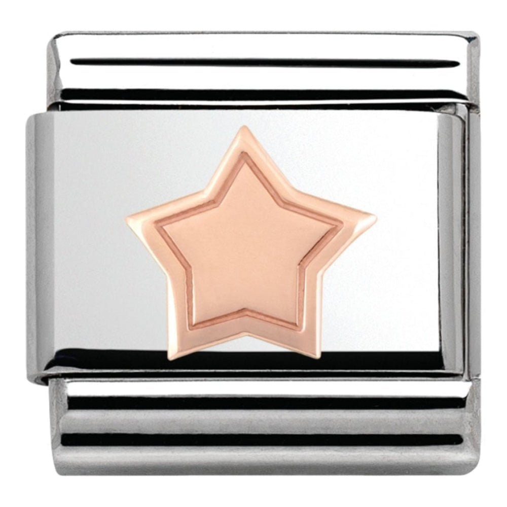 Classic Rose Gold Star Link