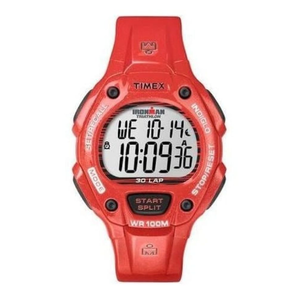 Red Resin Shimmer Digital Watch