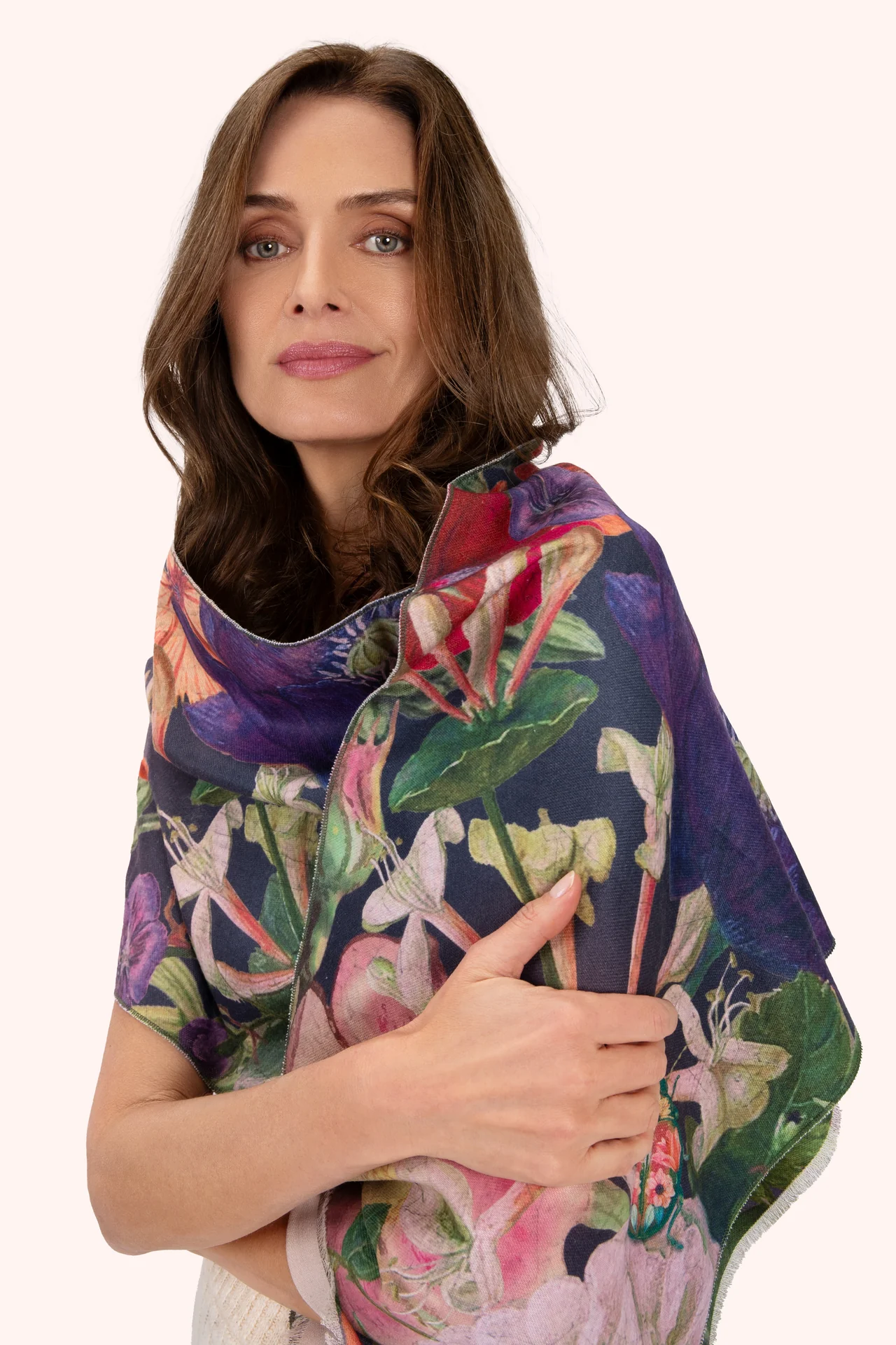 Lux Scarf - Posy, Midnight