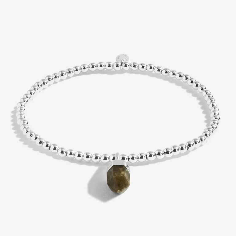 Affirmation Crystal A Little Wisdom / Labradorite Bracelet