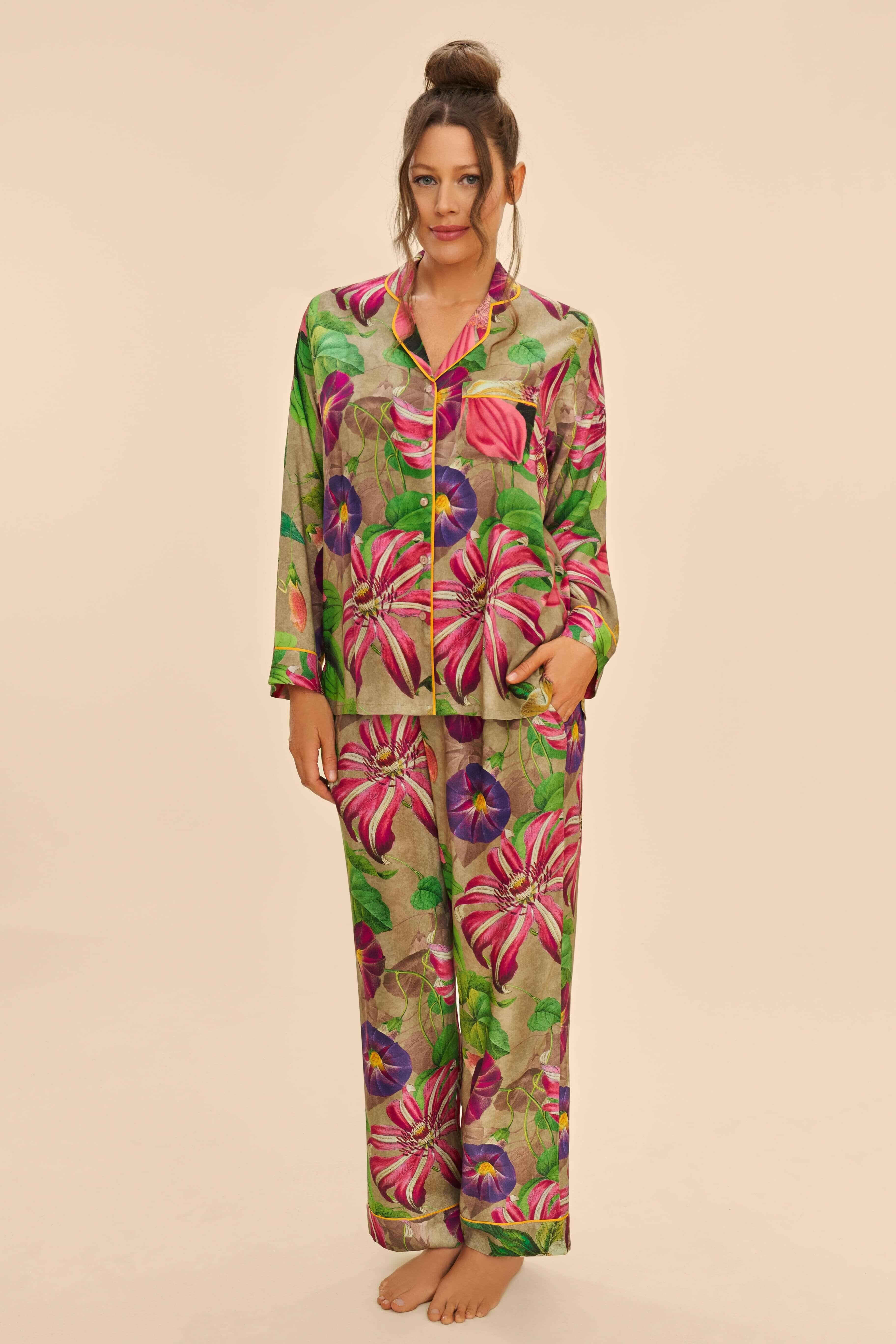 Super Soft Oversized Botanicals Pyjamas