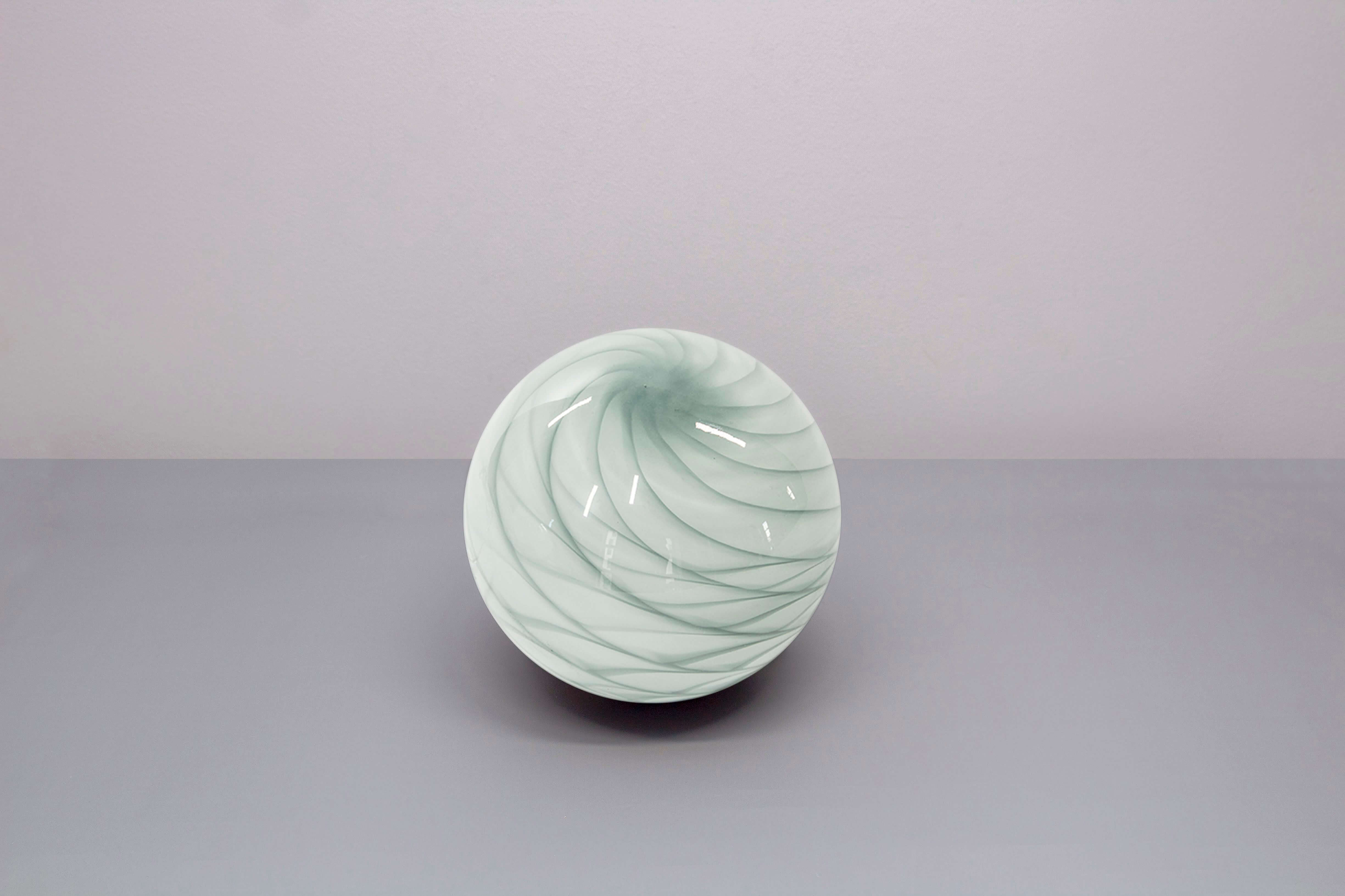 Misty Grey Lamp (18cm)