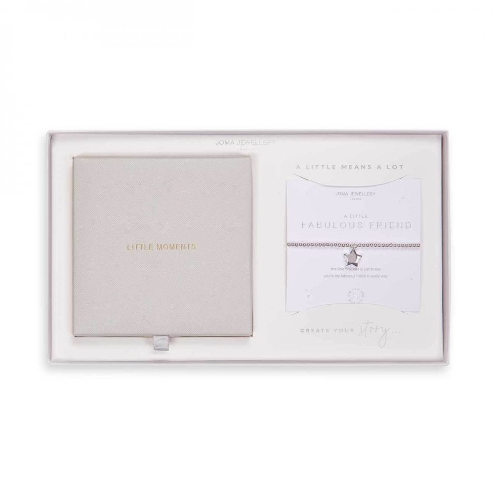 A Little Jewellery Box | Fabulous Friend | Silver | Bracelet | 17.5cm Stretch