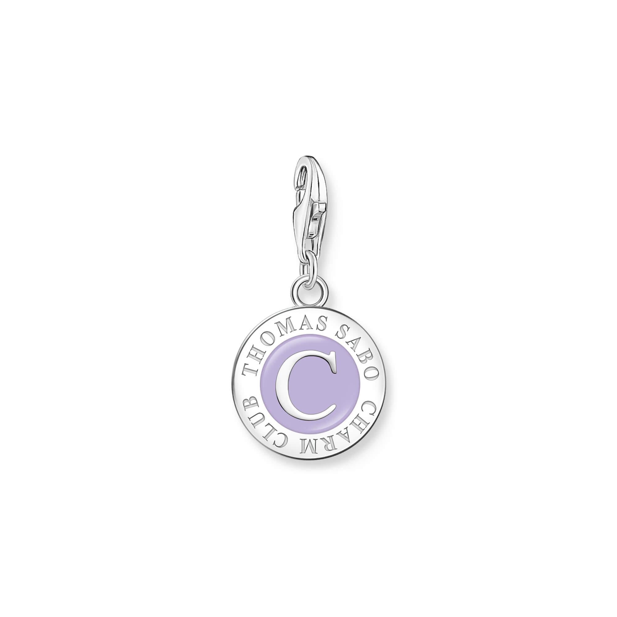 Violet CHARMISTA COIN Charm Pendant