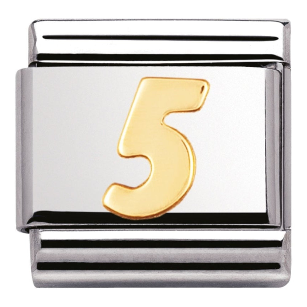 Classic Gold Number 5 link