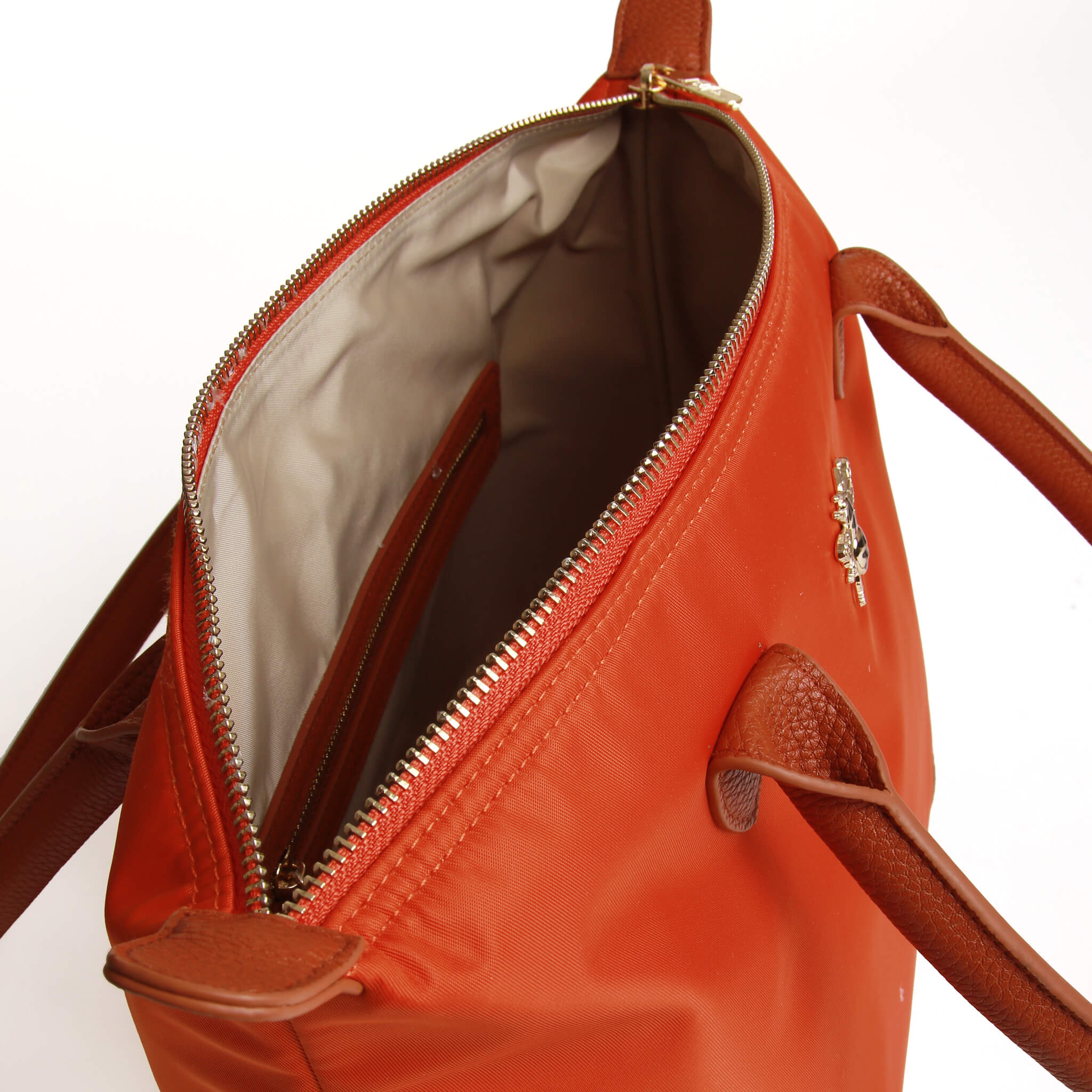Medium Purley Tote Bag In Orange