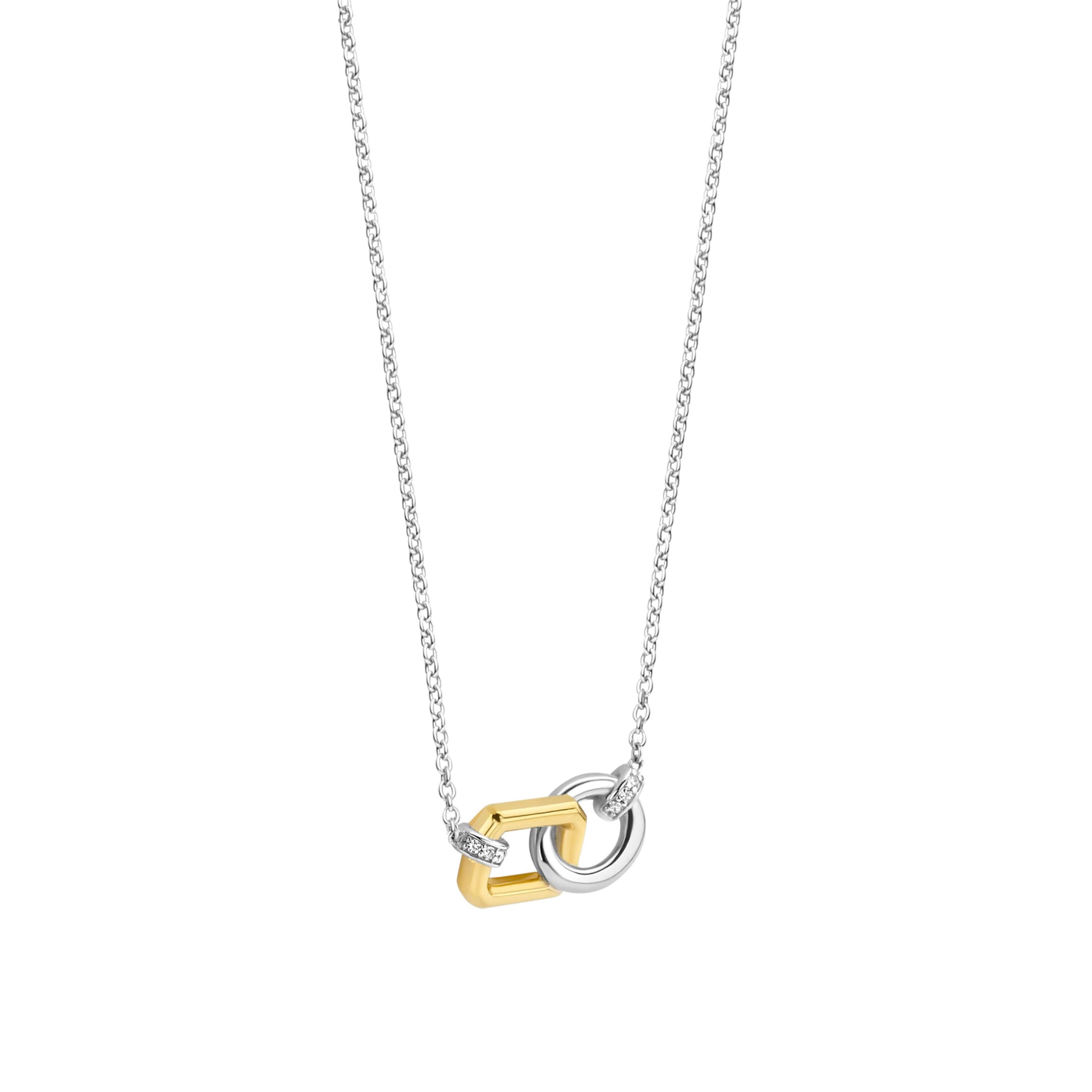 Statement Gold & Silver Chain Necklace