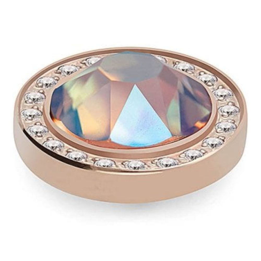 10.5mm Interchangeable Canino Deluxe Silk Shimmer Crystal Top in RG