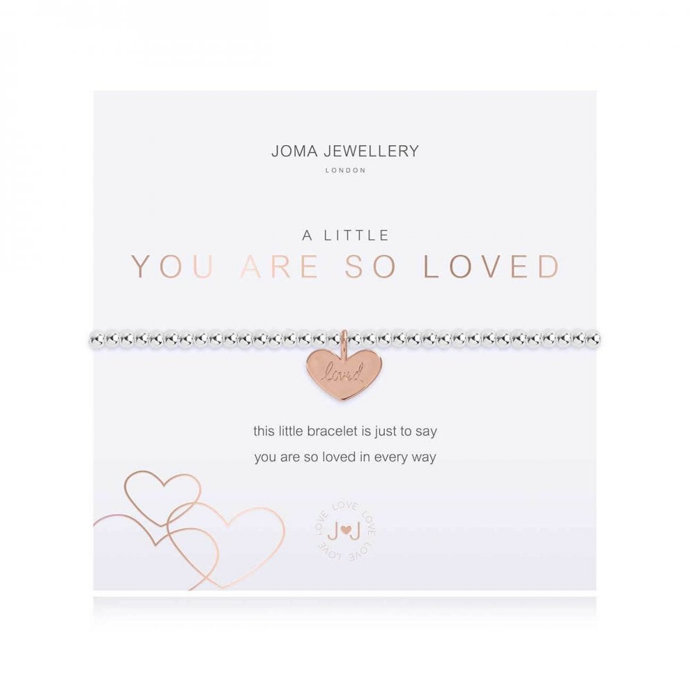 A Little | You Are So Loved | Silver | Bracelet | 17.5cm Stretch