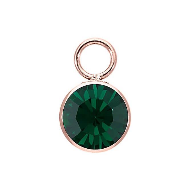 Emerald Charm BOTTONE 10mm (RG/P)