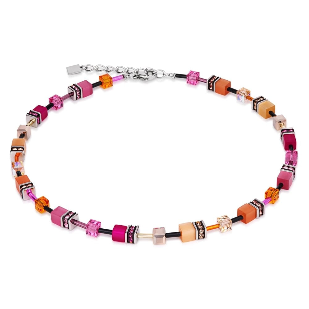 Ladies' Geo Cube Crystalized Swarovsi Elements Necklace