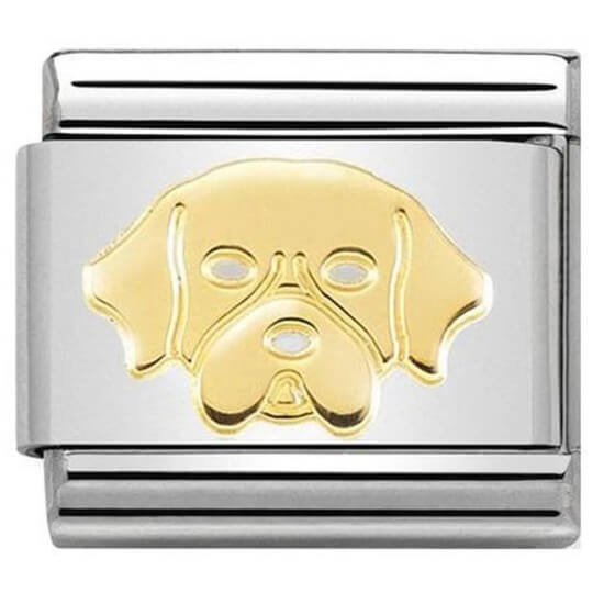Composable Classic Golden Retriever 18k Gold Link
