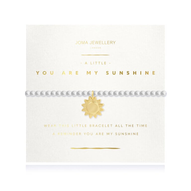 Radiance A Littles You Are My Sunshine Bracelet - Silver & Gold