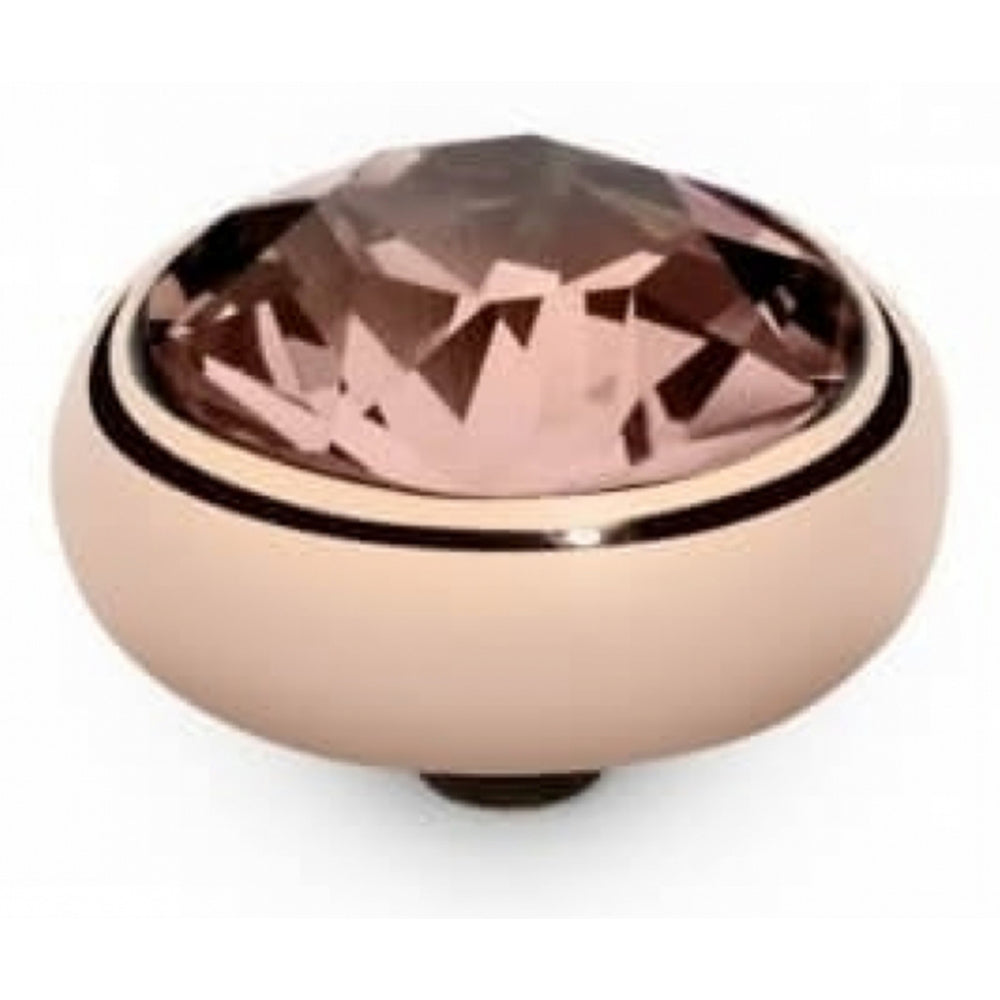 Famosa Rose Gold Plated 10mm Sesto Vintage Rose Ring Top