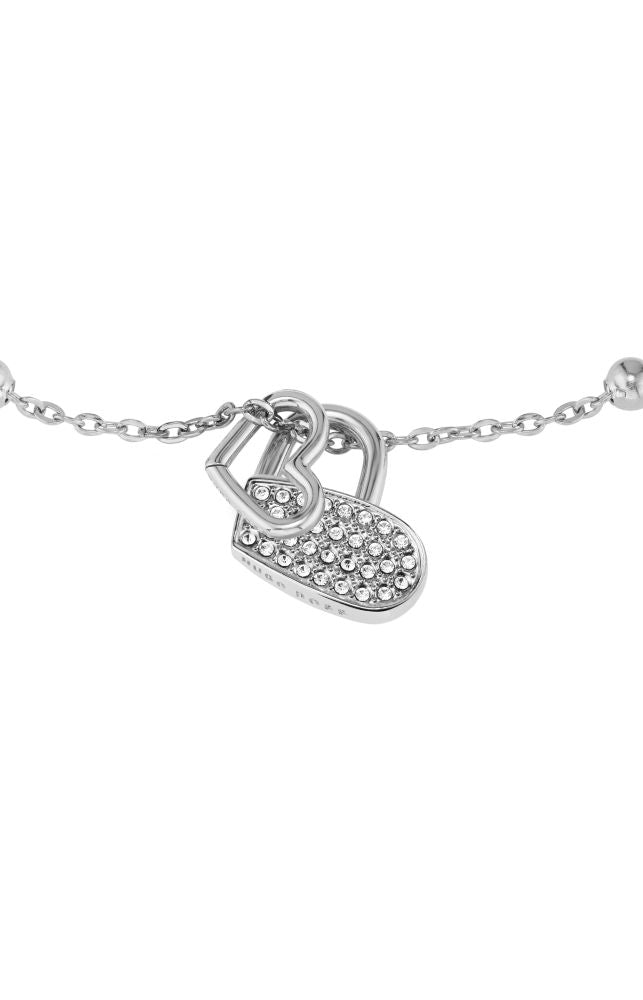 Soulemate Stainless Steel With Crystal Chain Bracelet