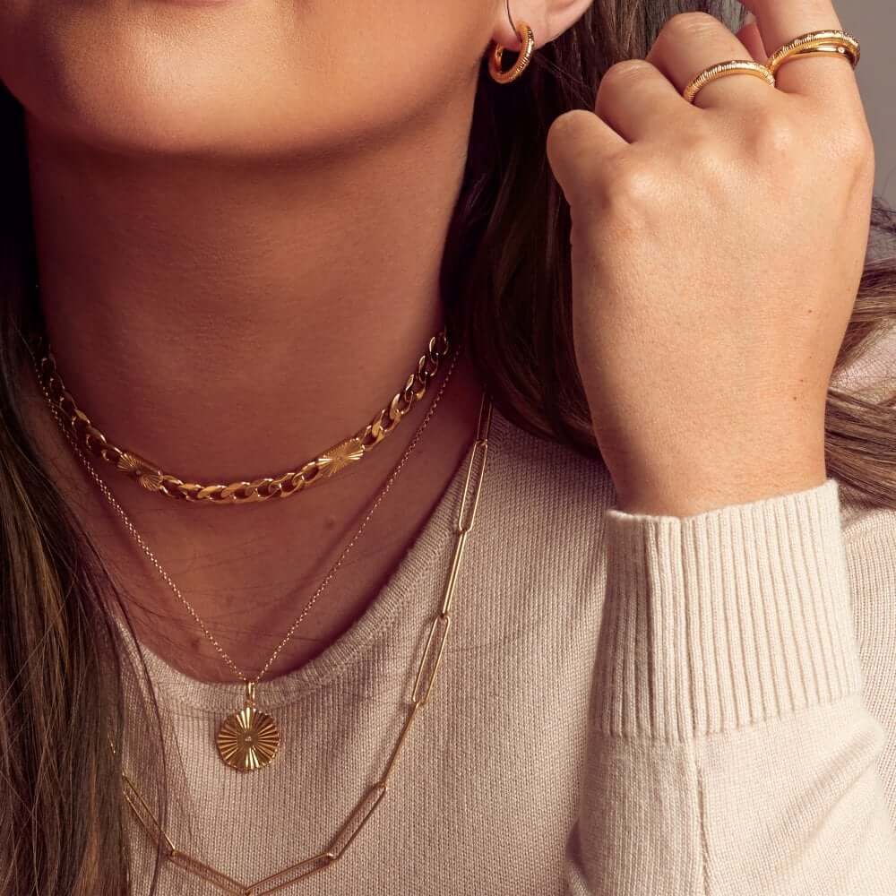 Hope Octagon Pendant Necklace