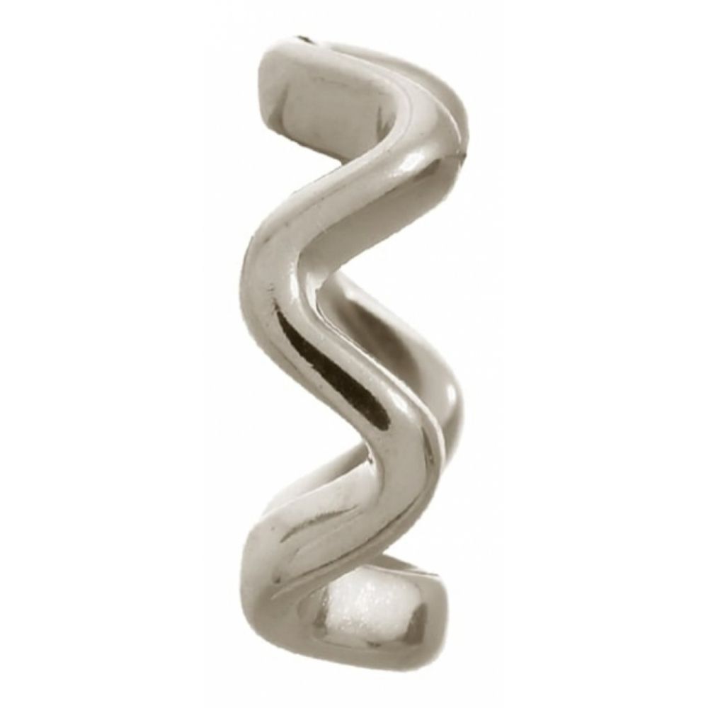 Sterling Silver Wave Charm