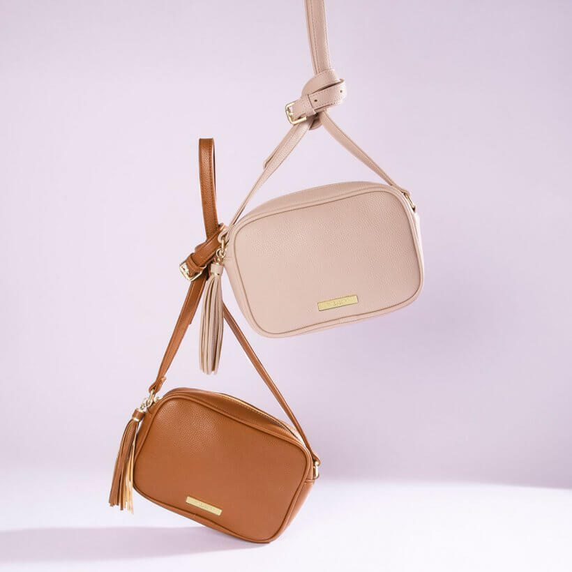 Sophia Tassel Crossbody Bag | Cognac