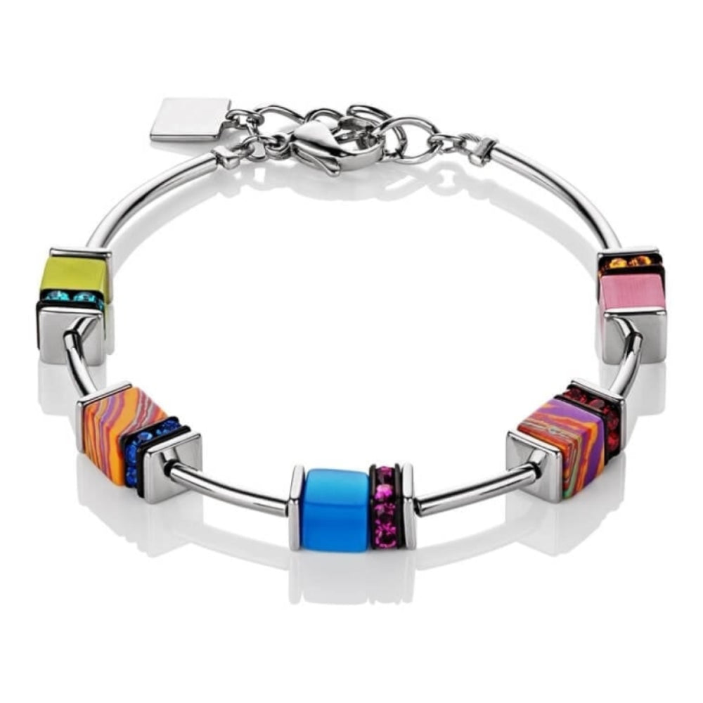Multicolour Geo Cube Bracelet