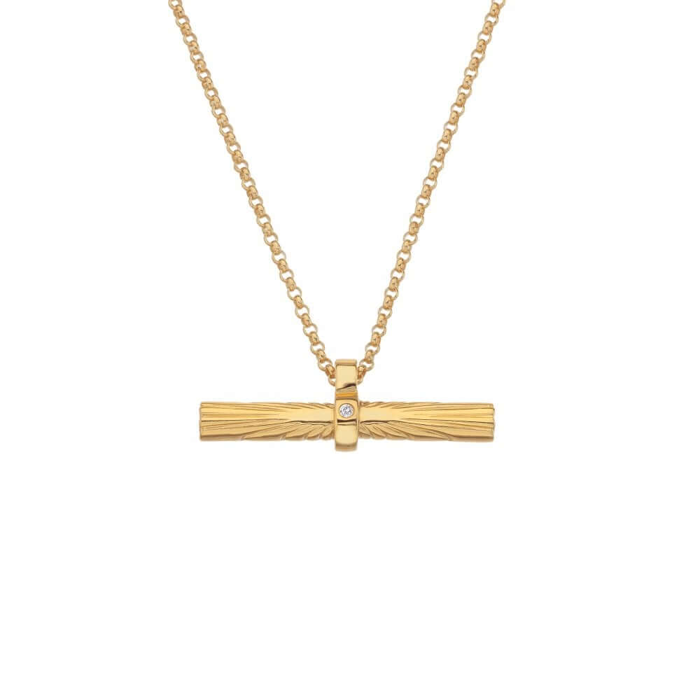 Hope Bar Pendant Necklace