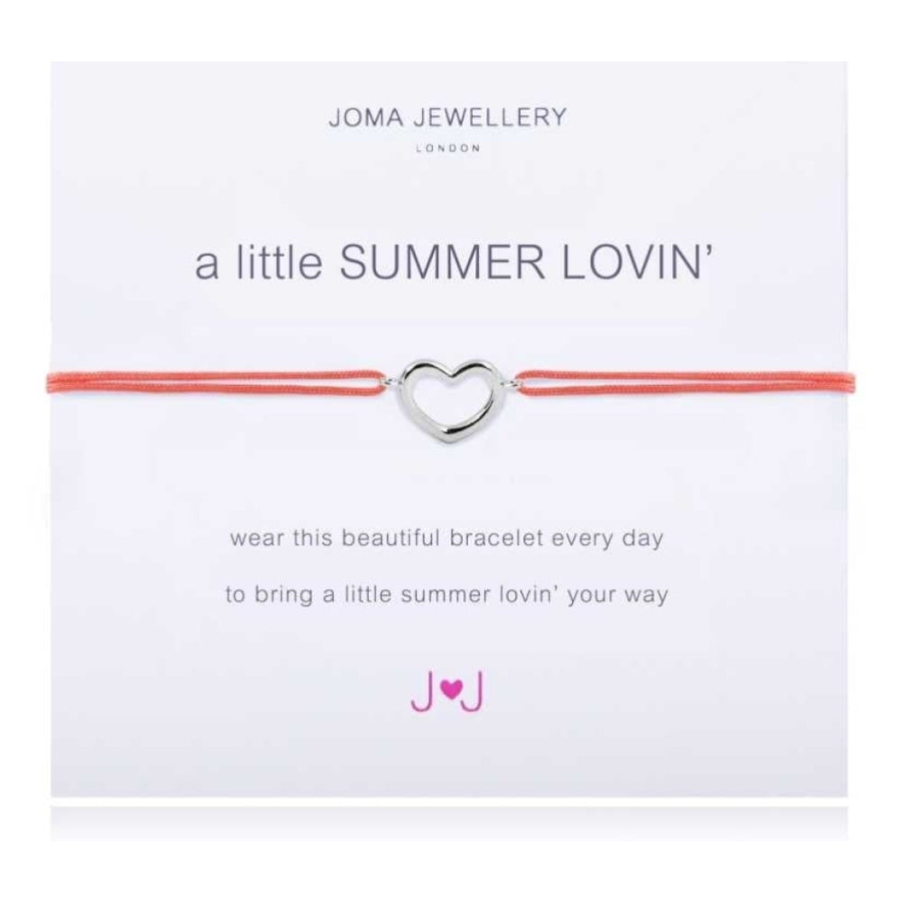 a little SUMMER LOVIN' - bracelet - adjustable thread - silver