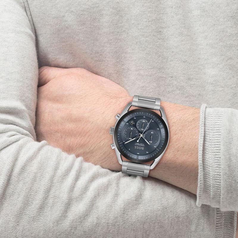 Top Chronograph Stainless Steel Bracelet Watch