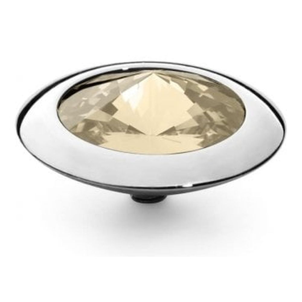 Famosa Silver 16mm Tondo Ring Top Golden Shadow