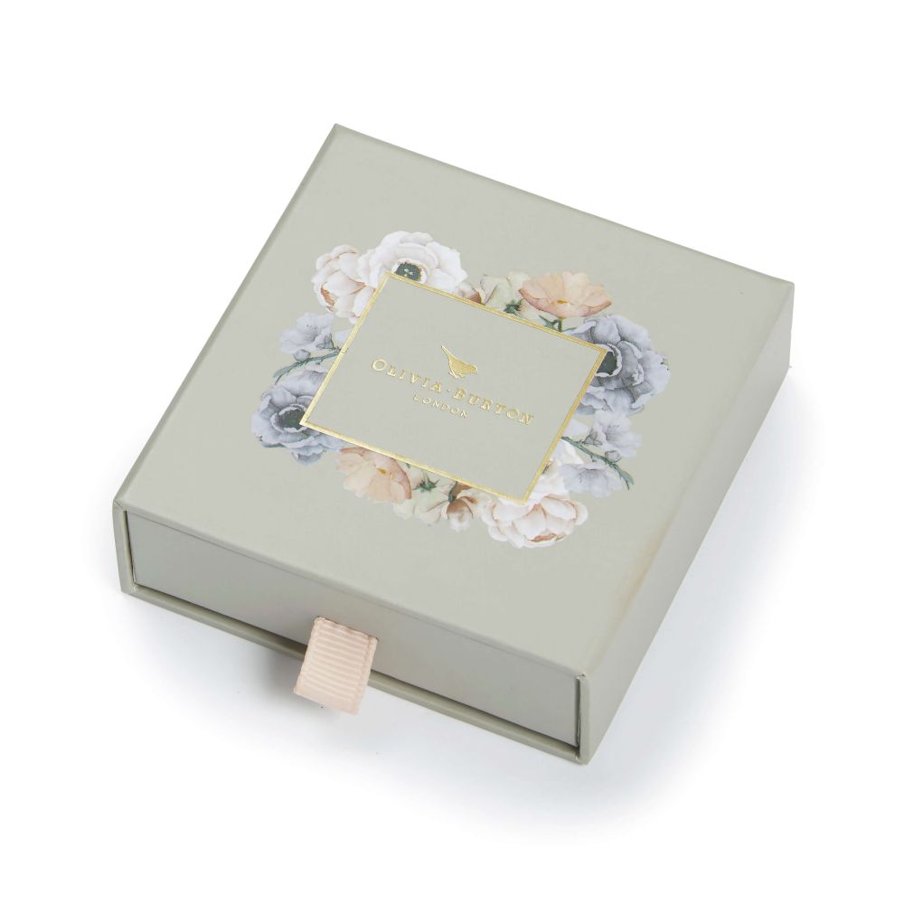 Celestial Rhodium Plated Star Stud Earrings