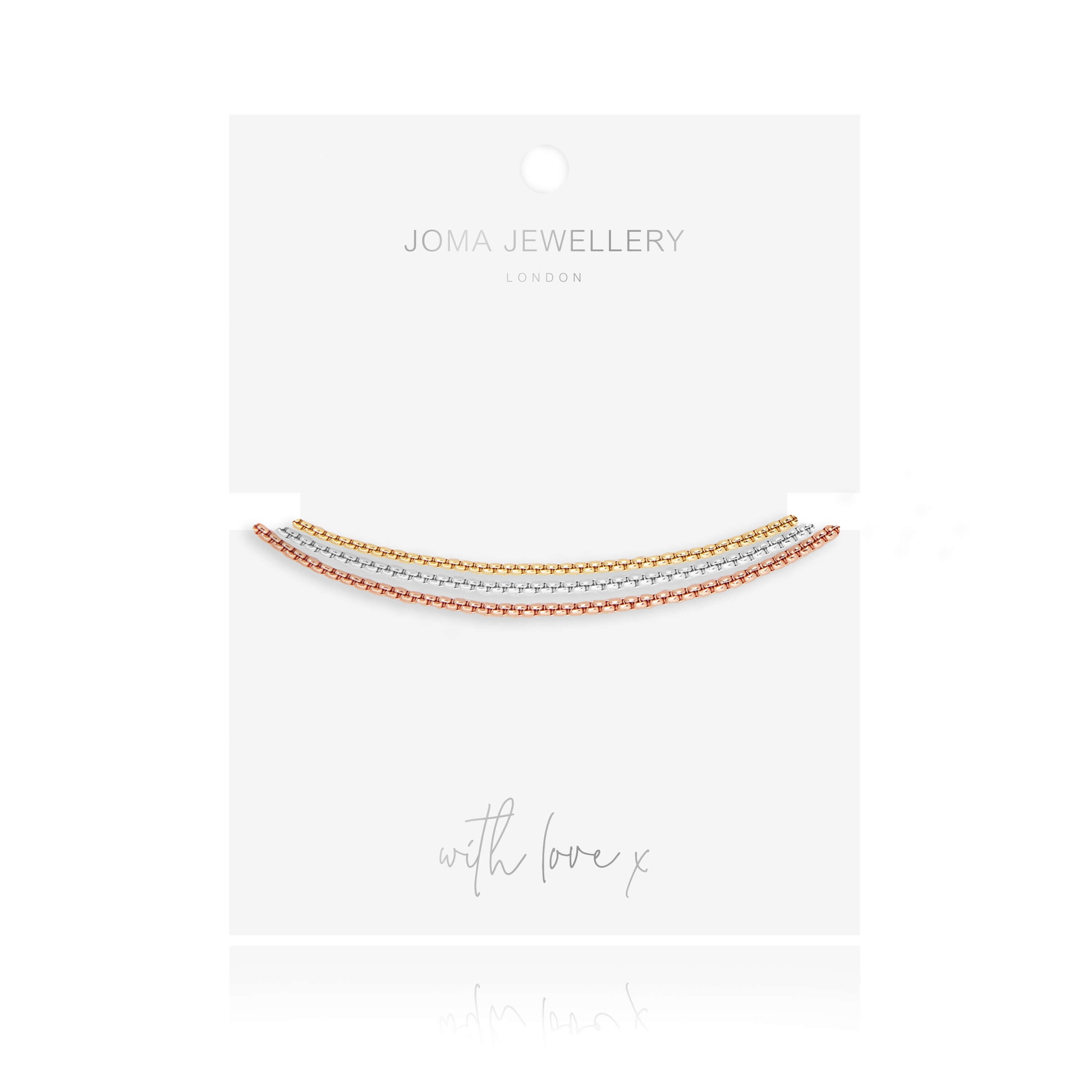 Ella | Multi Chain Bracelet | Gold Silver And Rose Gold | Bracelet | 18cm + 3cm Extender