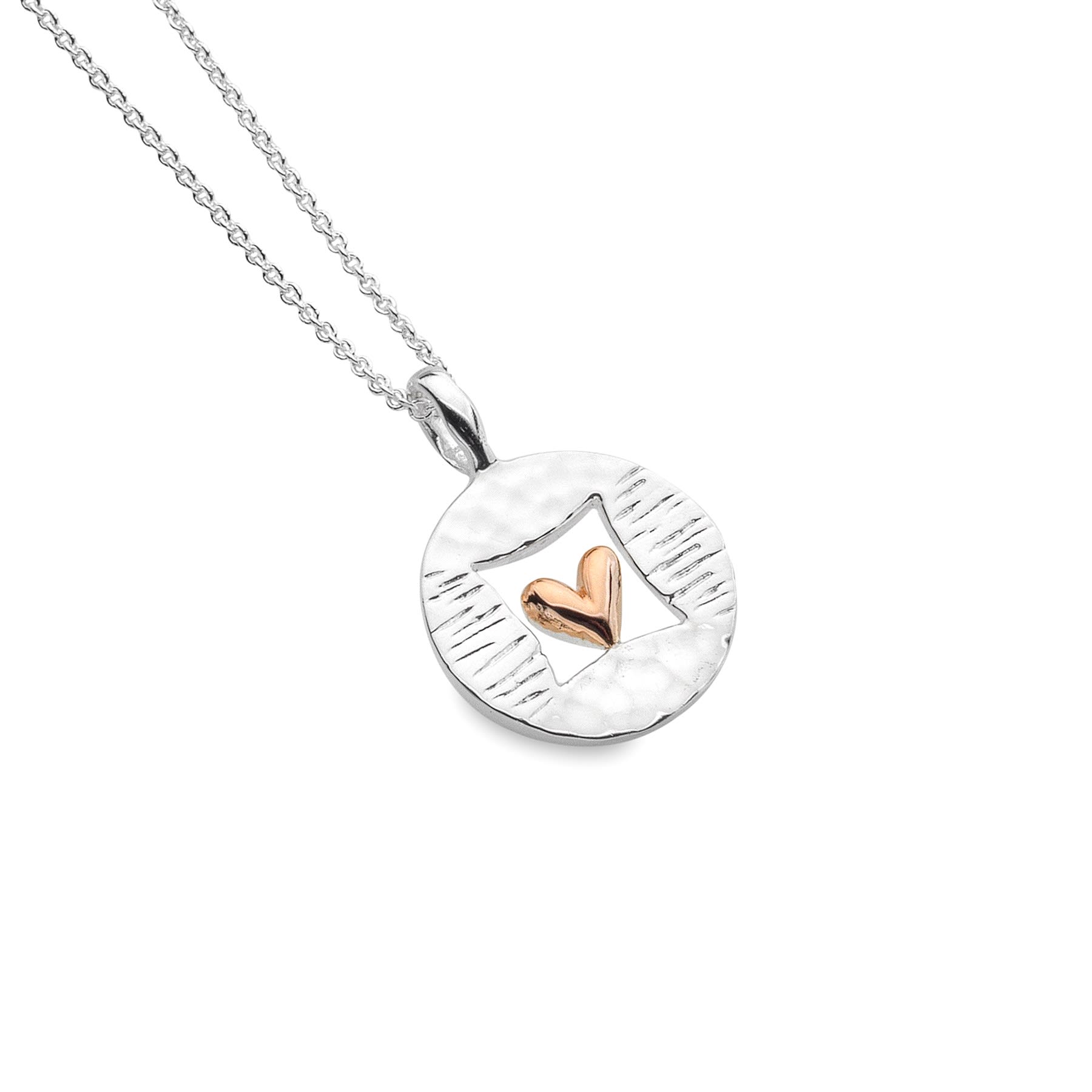 Origins My Love RG Heart Pendant Necklace