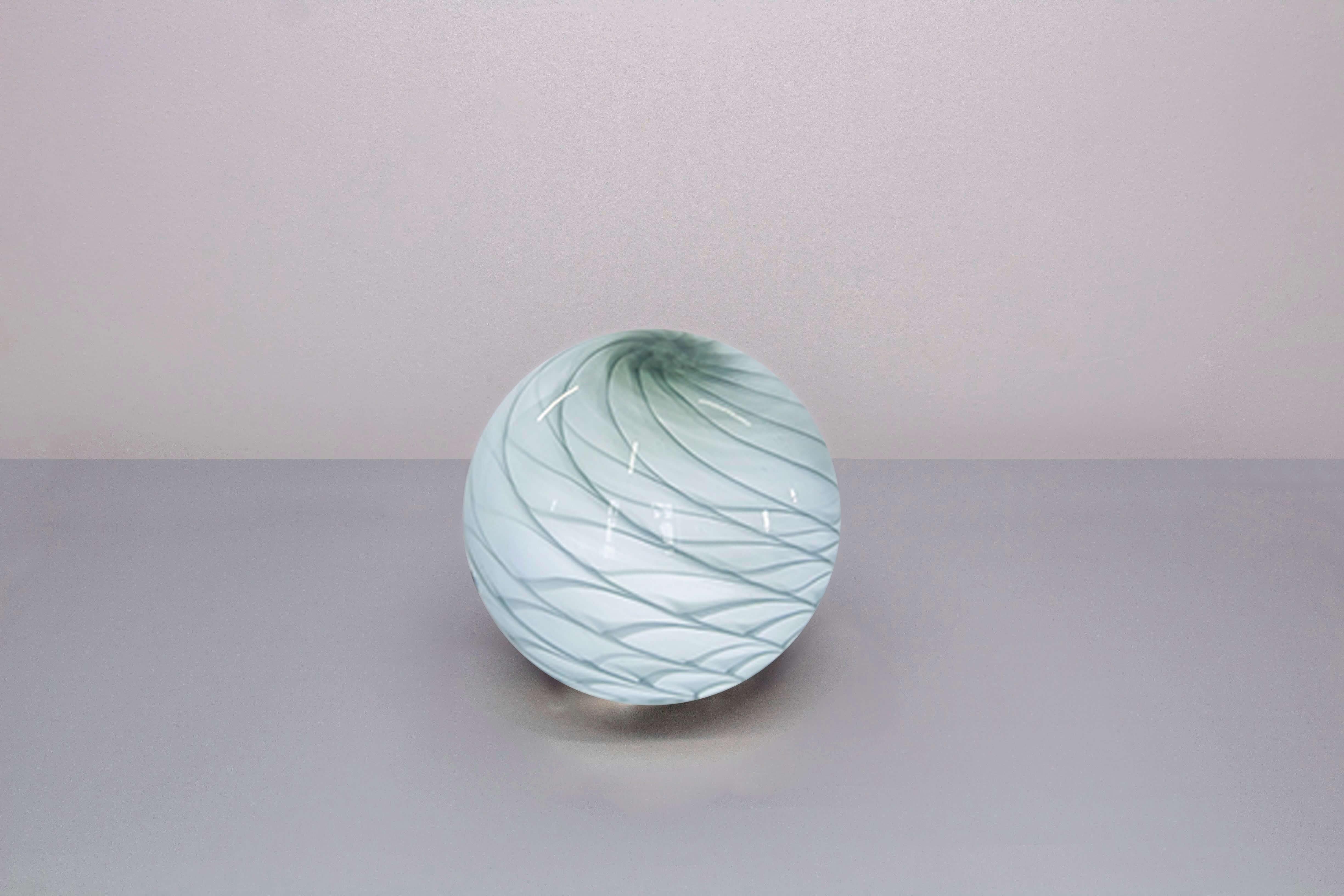 Misty Grey Lamp (18cm)