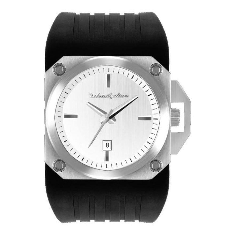 The Don Gents Silicone Bracelet Watch with White Dial