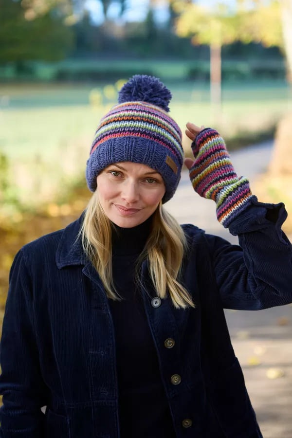 Denver Stripe Handwarmer (Pure Merino)