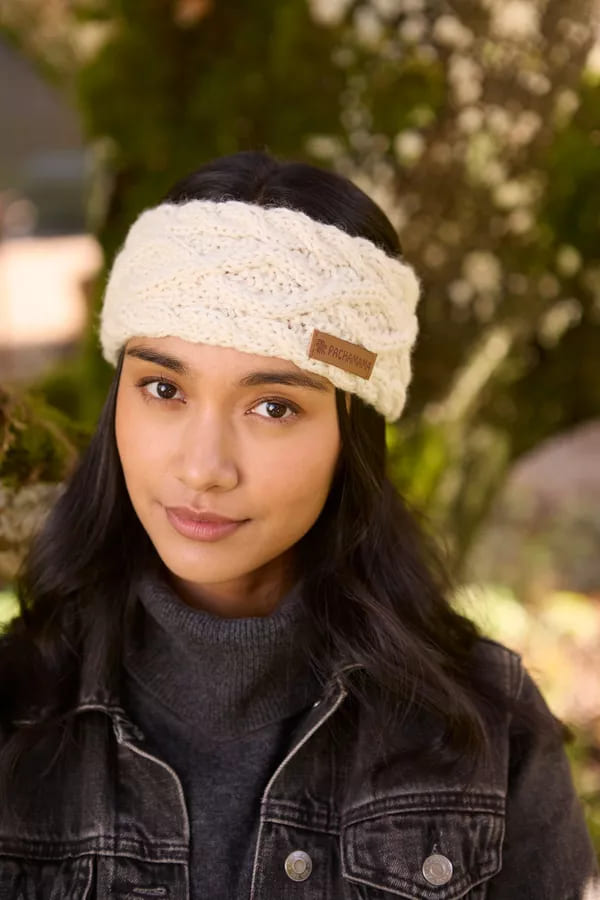 Enniskerry Headband (Pure Merino) Cream